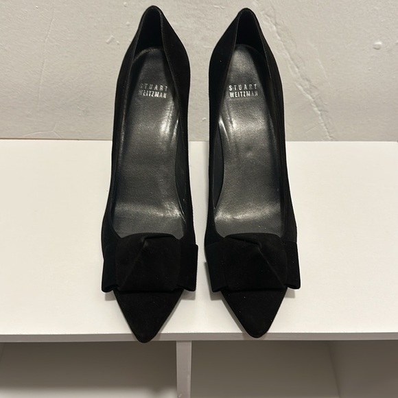 Stuart Weitzman black suede pumps - Picture 2 of 9